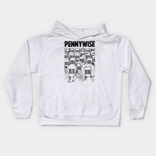 Barcode face Pennywise Kids Hoodie